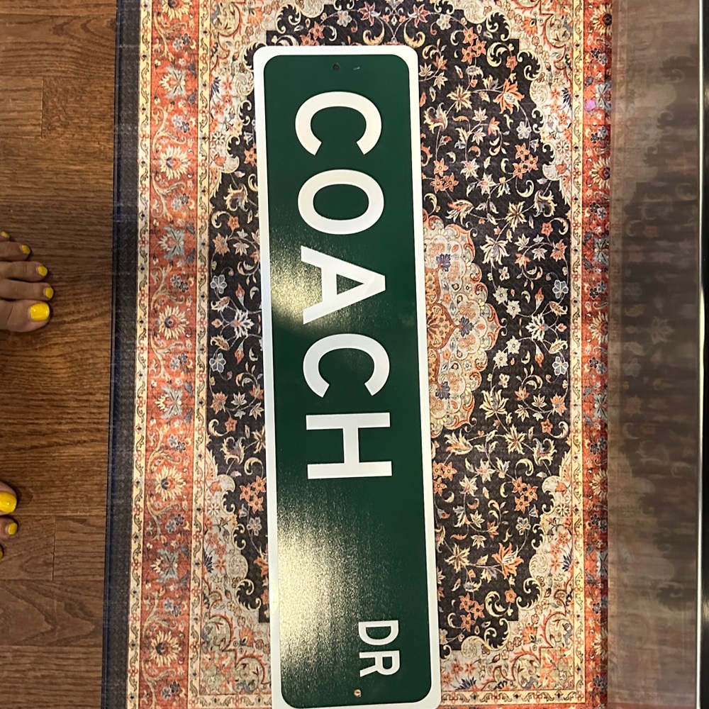 Coach Green Street Sign